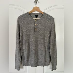 J Crew Men’s Henley Sweater
